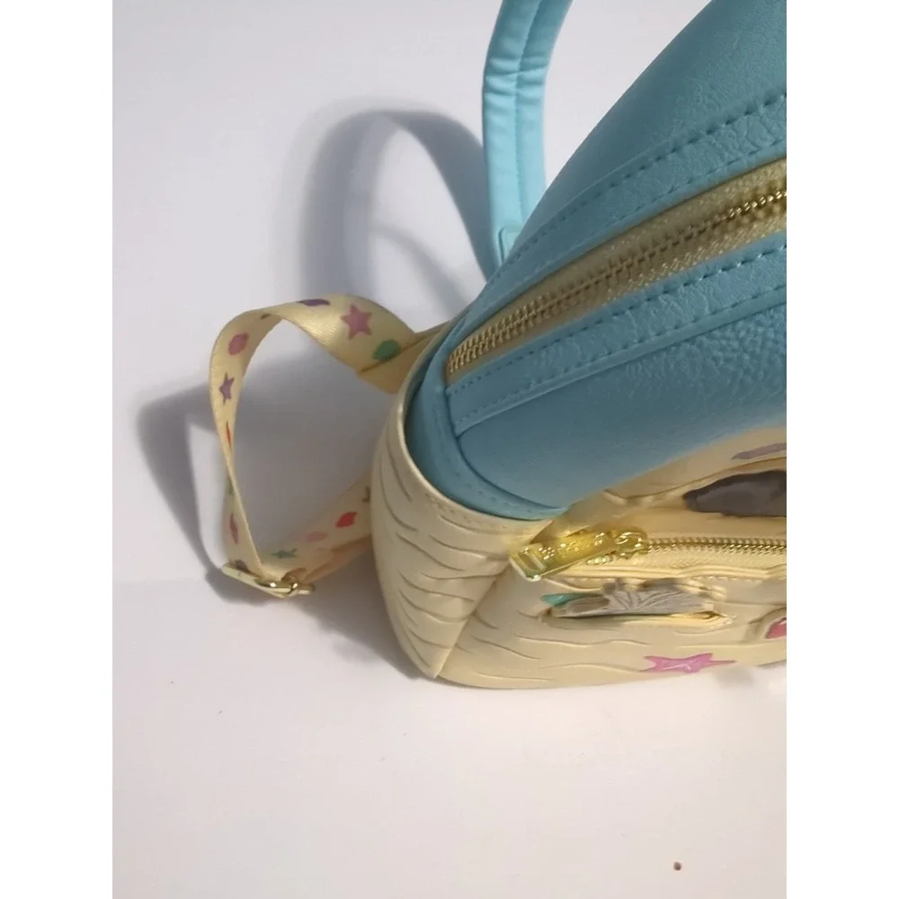 Disney Loungefly Summer Stitch Beach Sandcastle Mini Backpack Lilo & Stitch